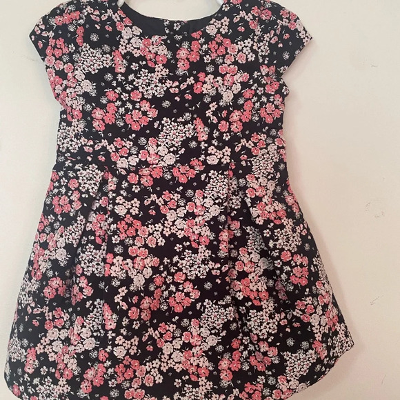 NWT Janie and Jack Floral Jacquard Dress & Diaper Cover - Picture 1 of 7